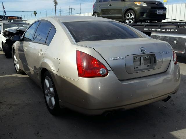 1N4BA41E86C861043 - 2006 NISSAN MAXIMA SE BEIGE photo 3