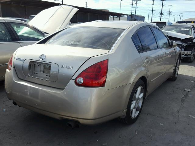 1N4BA41E86C861043 - 2006 NISSAN MAXIMA SE BEIGE photo 4