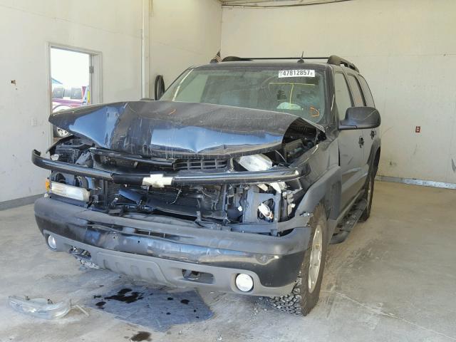 1GNEK13T65R195673 - 2005 CHEVROLET TAHOE K150 BLACK photo 2