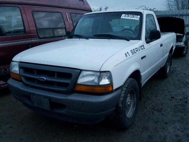 1FTYR10C2YPA79036 - 2000 FORD RANGER WHITE photo 2