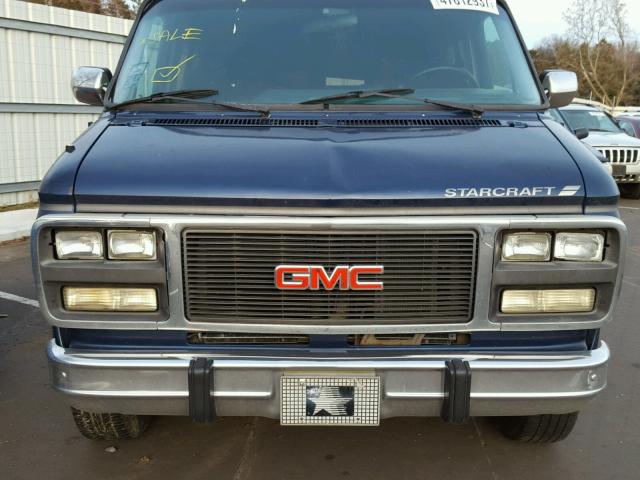 1GDEG25K6SF507598 - 1995 GMC RALLY WAGO BLUE photo 9