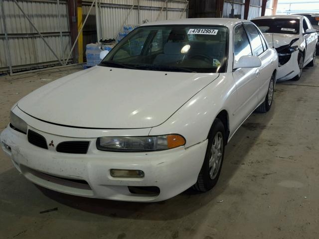 4A3AJ56G6WE072753 - 1998 MITSUBISHI GALANT ES WHITE photo 2