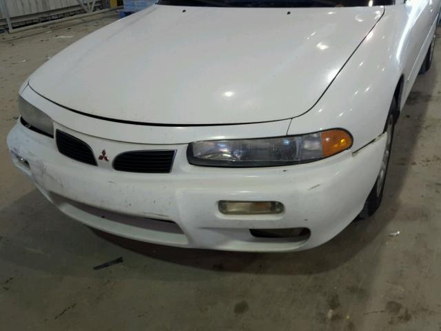 4A3AJ56G6WE072753 - 1998 MITSUBISHI GALANT ES WHITE photo 9