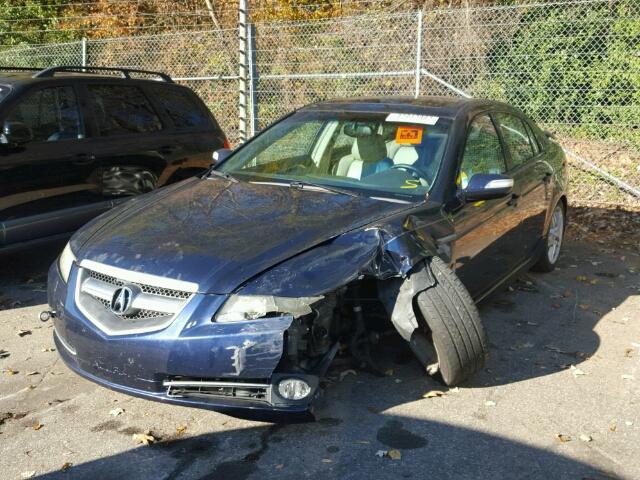 19UUA66208A000727 - 2008 ACURA TL BLUE photo 2