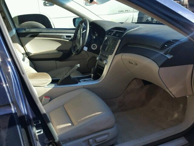 19UUA66208A000727 - 2008 ACURA TL BLUE photo 5