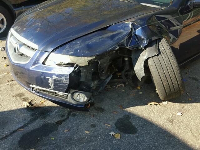 19UUA66208A000727 - 2008 ACURA TL BLUE photo 9