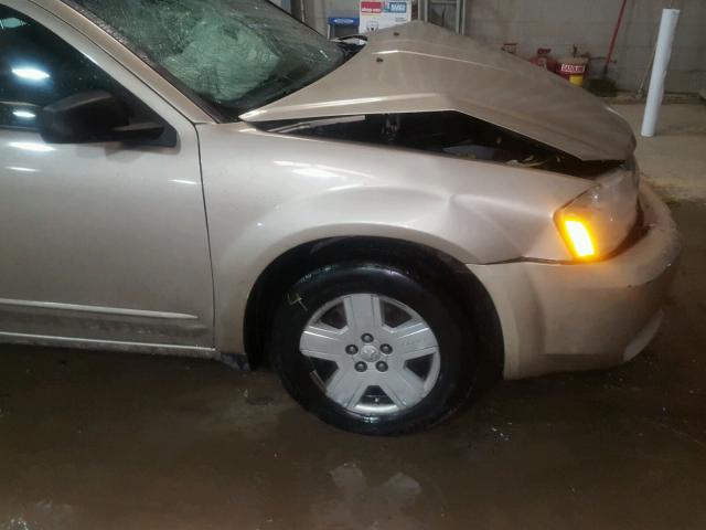 1B3LC46K78N168786 - 2008 DODGE AVENGER SE GOLD photo 9