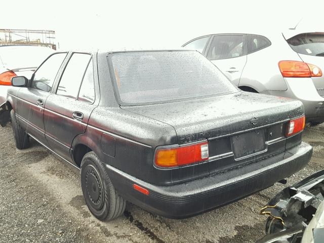 JN1EB31P1NU126206 - 1992 NISSAN SENTRA BLACK photo 3