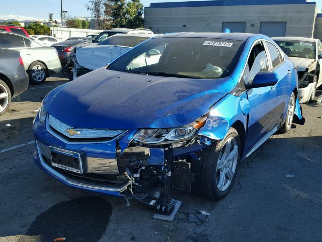 1G1RC6S5XGU125917 - 2016 CHEVROLET VOLT LT BLUE photo 2