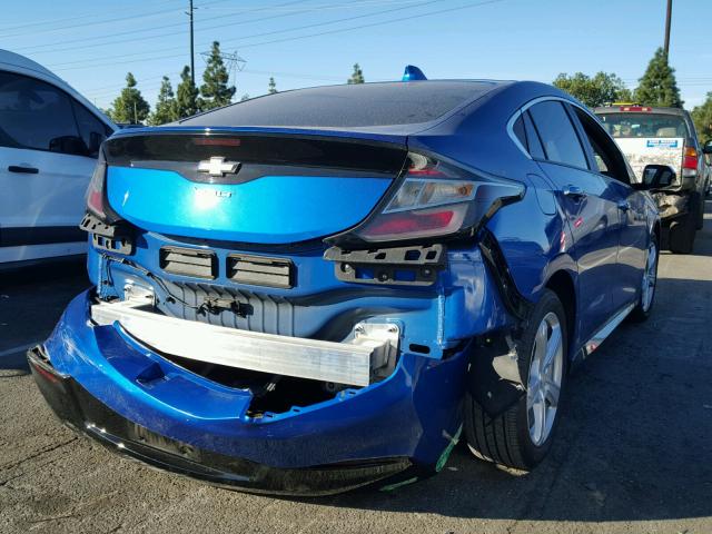 1G1RC6S5XGU125917 - 2016 CHEVROLET VOLT LT BLUE photo 4