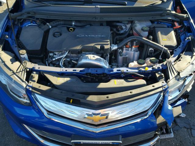 1G1RC6S5XGU125917 - 2016 CHEVROLET VOLT LT BLUE photo 7