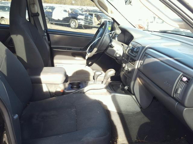 1J4GW48SX4C203485 - 2004 JEEP GRAND CHER BLACK photo 5