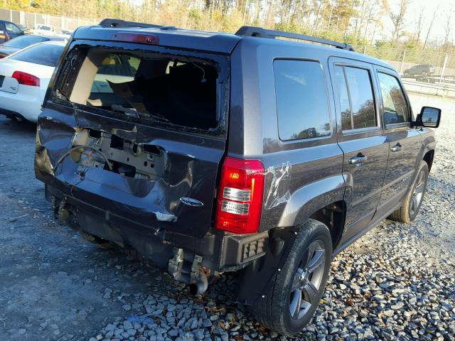 1C4NJPFA6ED731785 - 2014 JEEP PATRIOT LA GRAY photo 4