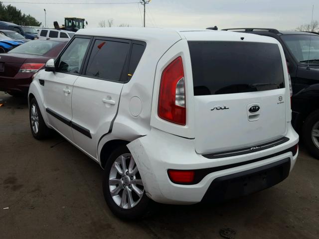 KNDJT2A65C7425851 - 2012 KIA SOUL + WHITE photo 3