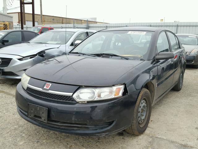 1G8AF52F73Z178841 - 2003 SATURN ION LEVEL BLACK photo 2