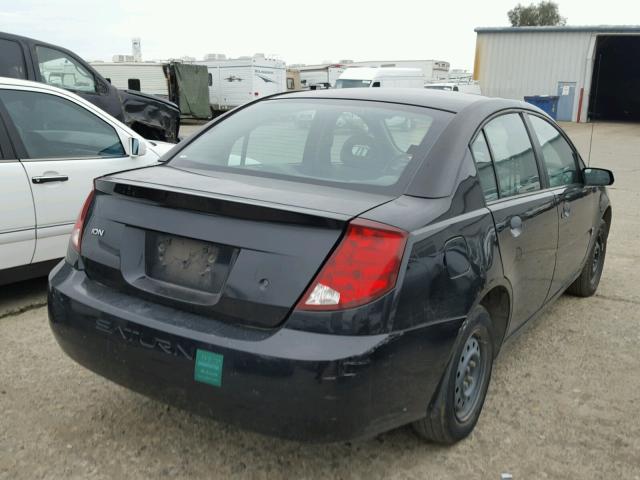 1G8AF52F73Z178841 - 2003 SATURN ION LEVEL BLACK photo 4