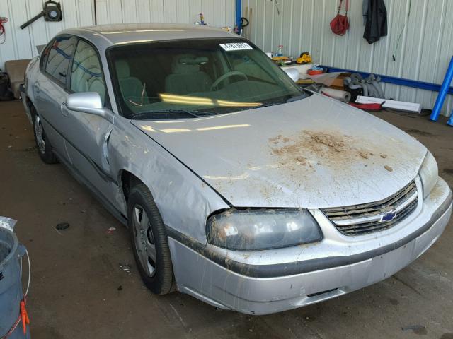2G1WF52EX49355695 - 2004 CHEVROLET IMPALA SILVER photo 1
