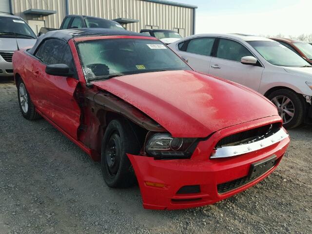 1ZVBP8EM1E5215800 - 2014 FORD MUSTANG RED photo 1