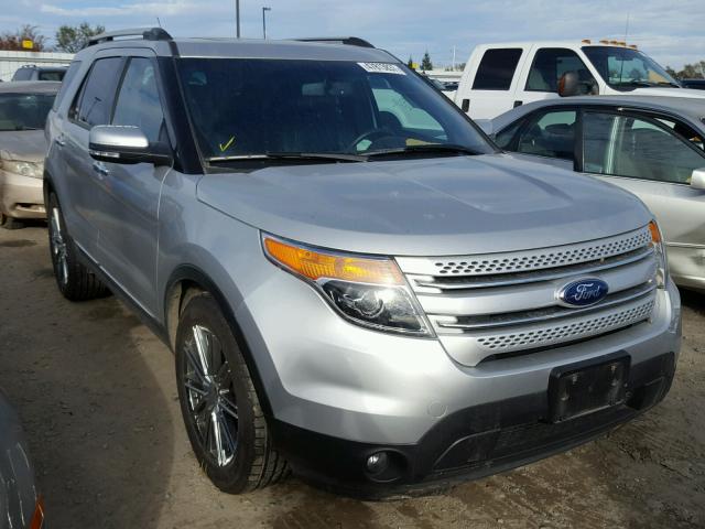 1FM5K8F84FGA20386 - 2015 FORD EXPLORER L SILVER photo 1