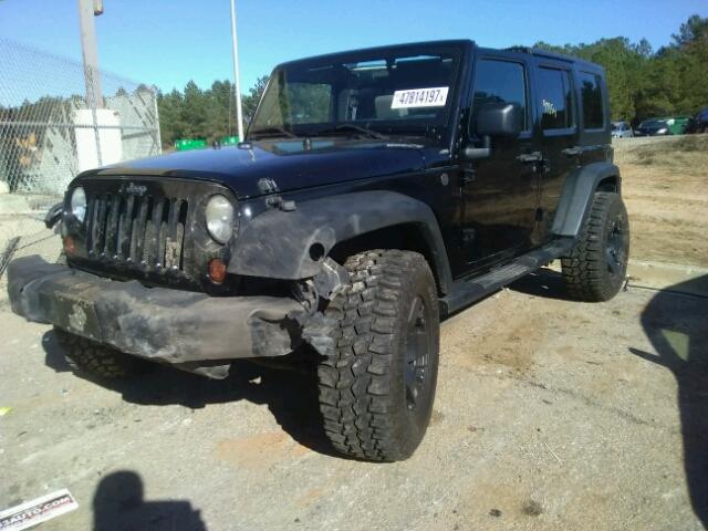 1J4GA39149L743212 - 2009 JEEP WRANGLER U BLACK photo 2