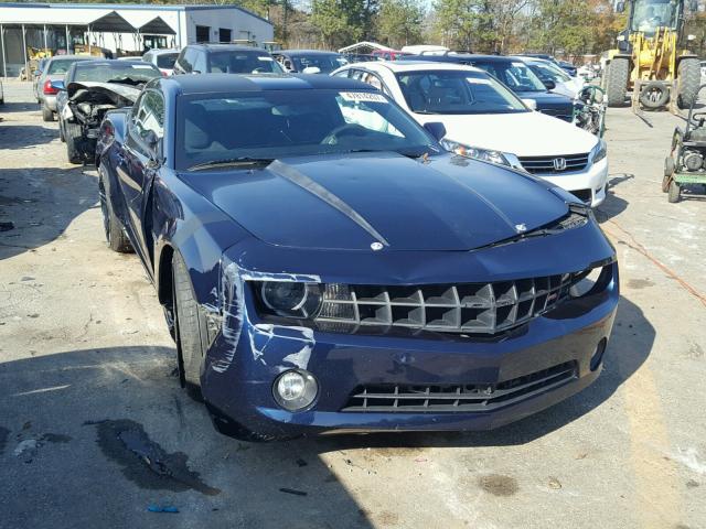 2G1FB1ED6B9140125 - 2011 CHEVROLET CAMARO LT BLUE photo 1