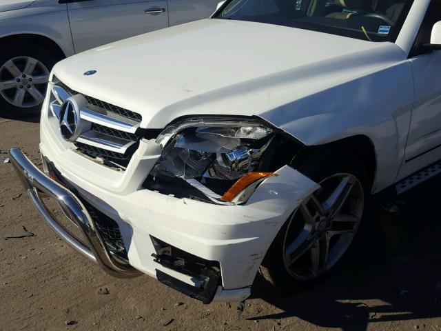 WDCGG8HB5BF597848 - 2011 MERCEDES-BENZ GLK 350 4M WHITE photo 9