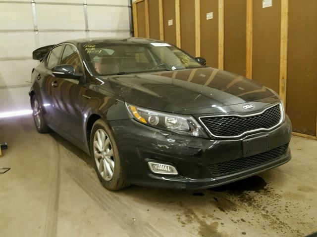 5XXGN4A76EG295887 - 2014 KIA OPTIMA EX BLACK photo 1