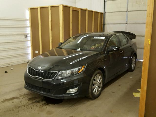 5XXGN4A76EG295887 - 2014 KIA OPTIMA EX BLACK photo 2