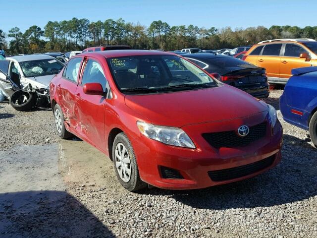 JTDBU4EE5A9111178 - 2010 TOYOTA COROLLA BA RED photo 1