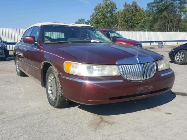 1LNHM83W0YY830878 - 2000 LINCOLN TOWN CAR C BURGUNDY photo 1