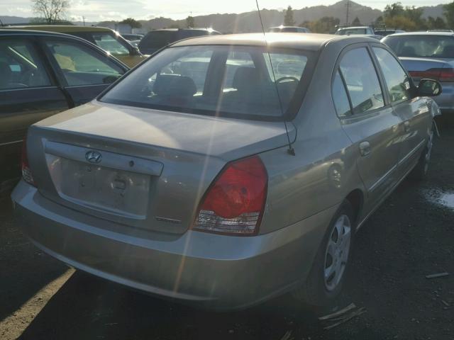 KMHDN46D16U361643 - 2006 HYUNDAI ELANTRA GL TAN photo 4