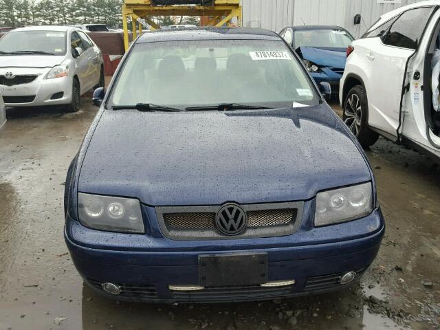 3VWPD69M51M169826 - 2001 VOLKSWAGEN JETTA WOLF BLUE photo 9