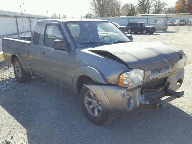 1N6DD26T74C455318 - 2004 NISSAN FRONTIER K GRAY photo 1