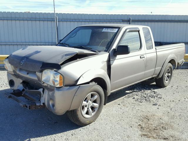 1N6DD26T74C455318 - 2004 NISSAN FRONTIER K GRAY photo 2