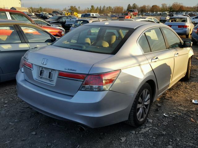 1HGCP2F83BA098814 - 2011 HONDA ACCORD EXL SILVER photo 4