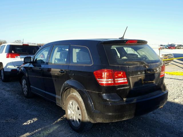 3C4PDCAB4ET213869 - 2014 DODGE JOURNEY SE BLACK photo 3