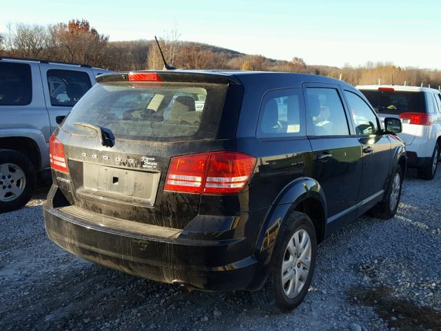 3C4PDCAB4ET213869 - 2014 DODGE JOURNEY SE BLACK photo 4