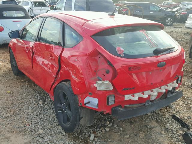 1FADP3K25DL125664 - 2013 FORD FOCUS SE RED photo 3