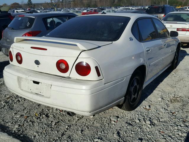 2G1WH55K549295398 - 2004 CHEVROLET IMPALA LS WHITE photo 4