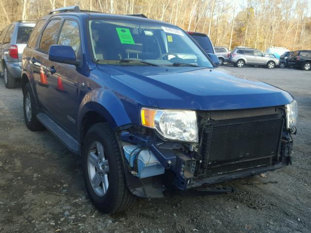 1FMCU59H98KA90493 - 2008 FORD ESCAPE HEV BLUE photo 1