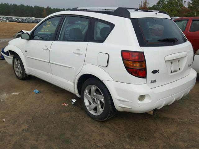 5Y2SL62874Z401357 - 2004 PONTIAC VIBE WHITE photo 3