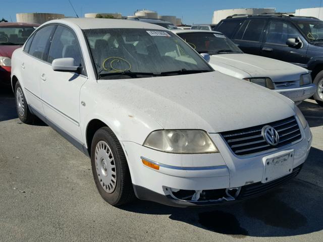 WVWMD63B63P276880 - 2003 VOLKSWAGEN PASSAT GL WHITE photo 1