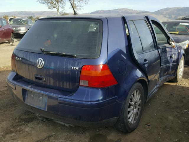 9BWGR61J464000251 - 2006 VOLKSWAGEN GOLF GLS T BLUE photo 4