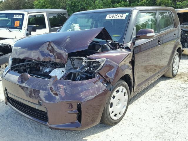 JTLZE4FE7FJ069410 - 2015 TOYOTA SCION XB იასამნისფერი ფოტო 2