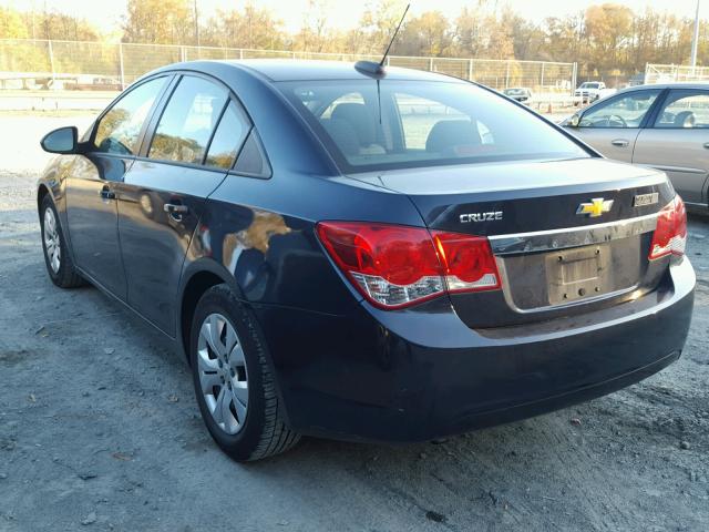 1G1PA5SH2F7122198 - 2015 CHEVROLET CRUZE LS BLUE photo 3