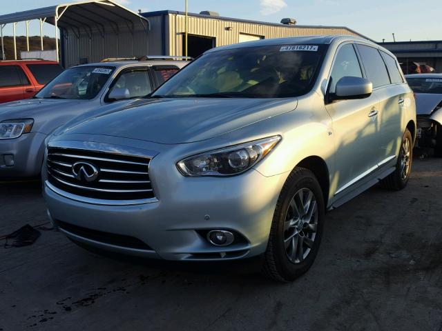 5N1AL0MN7EC504127 - 2014 INFINITI QX60 GREEN photo 2