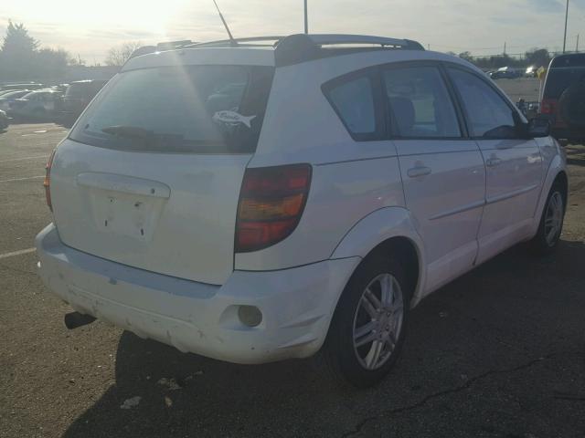 5Y2SL62874Z412004 - 2004 PONTIAC VIBE WHITE photo 4