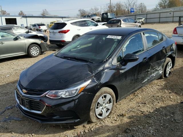 1G1BC5SM4G7257928 - 2016 CHEVROLET CRUZE LS BLACK photo 2