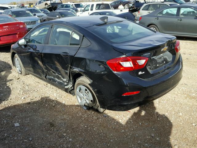 1G1BC5SM4G7257928 - 2016 CHEVROLET CRUZE LS BLACK photo 3