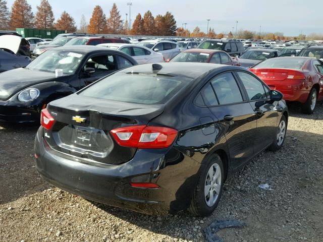 1G1BC5SM4G7257928 - 2016 CHEVROLET CRUZE LS BLACK photo 4